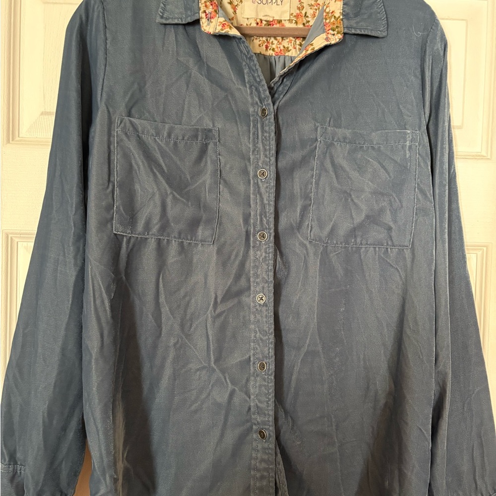 Blue Casual Shirt